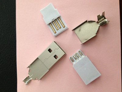 【USBA公三件式】價格,廠家,圖片,連接器,深圳市成健鑫科技-